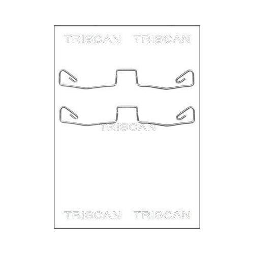 TRISCAN Zubeh&ouml;rsatz, Scheibenbremsbelag 8105 291602