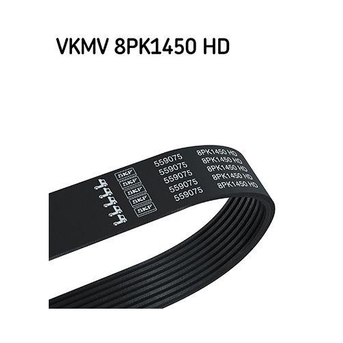 SKF Keilrippenriemen VKMV 8PK1450 HD