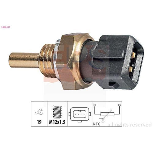 EPS Sensor, K&uuml;hlmitteltemperatur Made in Italy - OE Equivalent 1.830.157