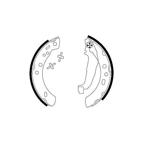 TEXTAR Bremsbackensatz 91047200