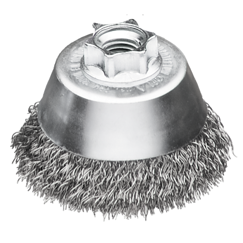 Topfb&uuml;rste TB Drm 65 mm Stahldraht STA gewellt 0.35 mm LESSMANN 421167