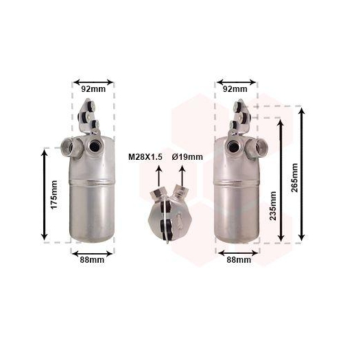 VAN WEZEL Trockner, Klimaanlage 0300D260