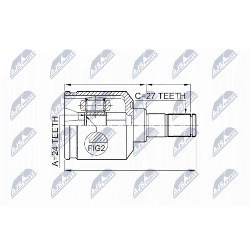 NTY Gelenksatz, Antriebswelle NPW-KA-311