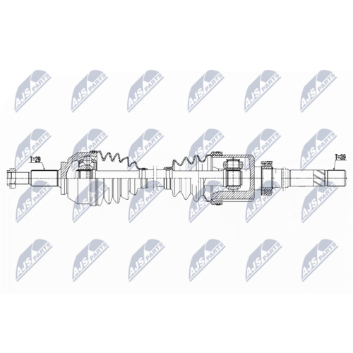 NTY Antriebswelle NPW-PL-059