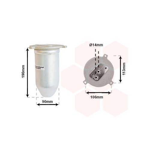 VAN WEZEL Trockner, Klimaanlage 0600D221