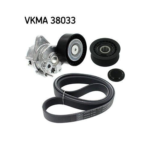 SKF Keilrippenriemensatz VKMA 38033