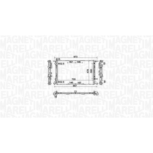 MAGNETI MARELLI K&uuml;hler, Motork&uuml;hlung 350213152100