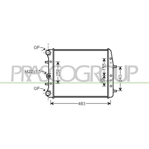 PRASCO K&uuml;hler, Motork&uuml;hlung PrascoSelection SK320R001