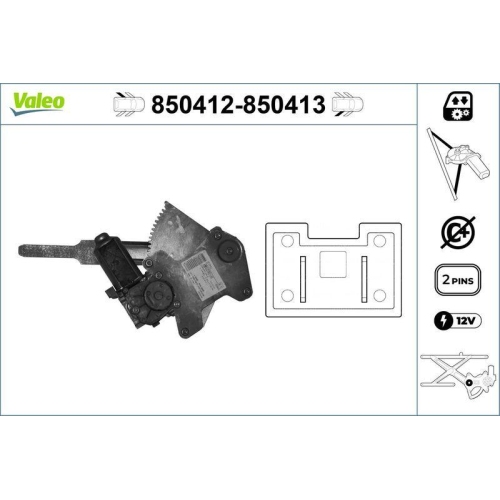 VALEO Fensterheber 850412