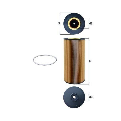 KNECHT Ölfilter OX 348D