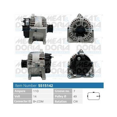 MEAT & DORIA Generator 5515142