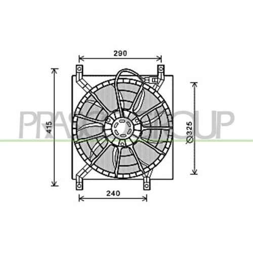 PRASCO L&uuml;fter, Motork&uuml;hlung PrascoSelection FT360F001