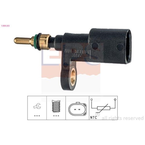 EPS Sensor, K&uuml;hlmitteltemperatur Made in Italy - OE Equivalent 1.830.355