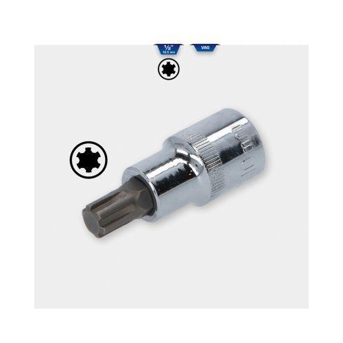 Bit-Einsatz L&auml;nge 54 mm Antrieb Innenvierkant 12.5 mm 1/2 Zoll f&uuml;r VAG