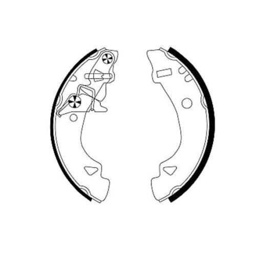 TEXTAR Bremsbackensatz 91048400