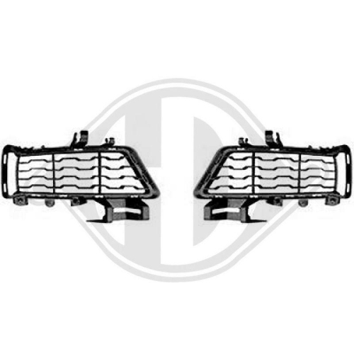 DIEDERICHS Lüftungsgitter, Stoßfänger HD Tuning ZUB00427