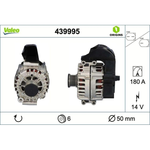 VALEO Generator VALEO ORIGINS - NEW O.E. TECHNOLOGIE 439995