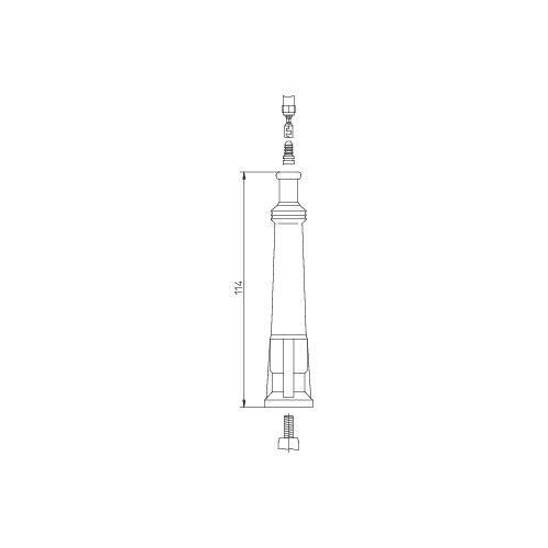 BREMI Stecker, Z&uuml;ndkerze 13206/5