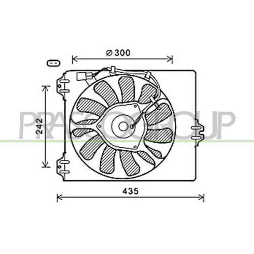 PRASCO L&uuml;fter, Motork&uuml;hlung PrascoSelection FT360F002