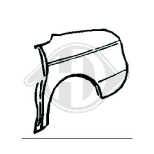 DIEDERICHS Zier-/Schutzleiste, Seitenwand 1611036