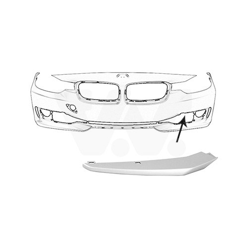 VAN WEZEL Zier-/Schutzleiste, K&uuml;hlergitter ** Equipart ** 0670581