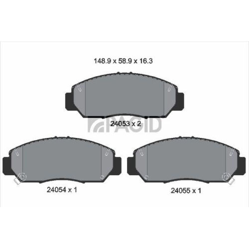 PAGID Bremsbelagsatz, Scheibenbremse T1411N