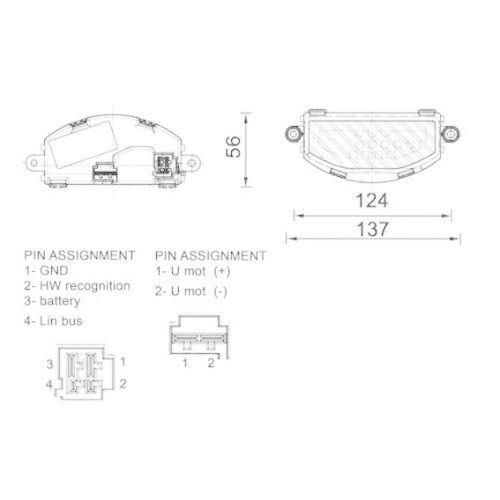 MAHLE Regler, Innenraumgebl&auml;se BEHR *** PREMIUM LINE *** ABR 155 000P