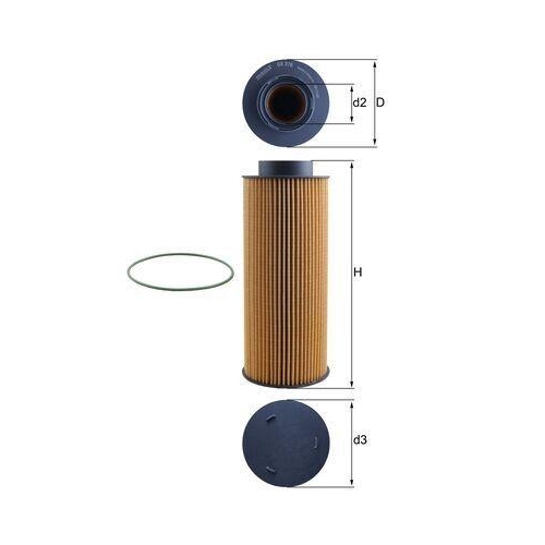 KNECHT &Ouml;lfilter OX 376D