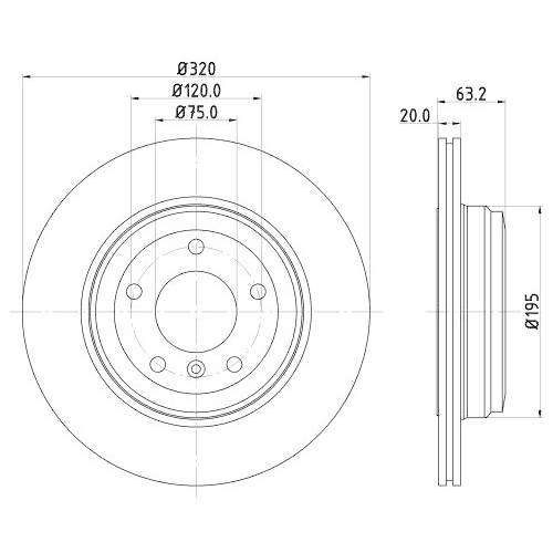 DON Bremsscheibe PCD10552
