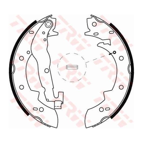 TRW Bremsbackensatz GS6237