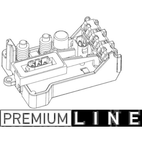 MAHLE Regler, Innenraumgebläse BEHR *** PREMIUM LINE *** ABR 30 000P