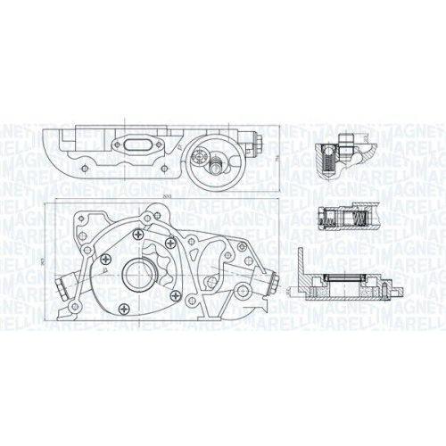 MAGNETI MARELLI &Ouml;lpumpe 351516000028