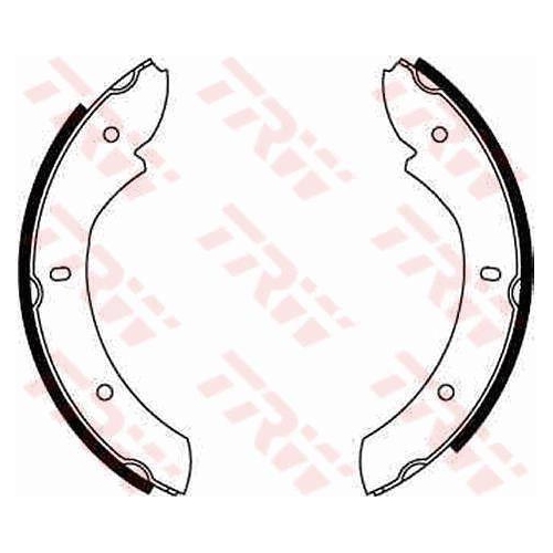 TRW Bremsbackensatz, Feststellbremse GS6236