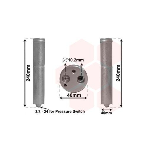 VAN WEZEL Trockner, Klimaanlage 1300D267