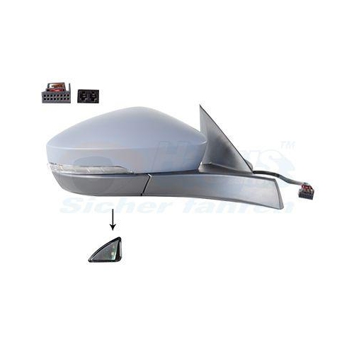 VAN WEZEL Au&szlig;enspiegel * HAGUS * 5710828