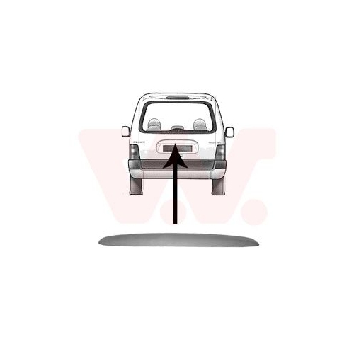 VAN WEZEL Blende, Heckklappe 4051459