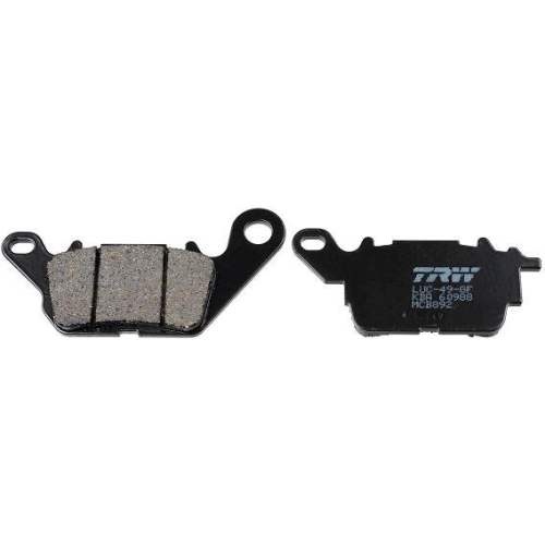 TRW Bremsbelagsatz, Scheibenbremse Organic Allround MCB892