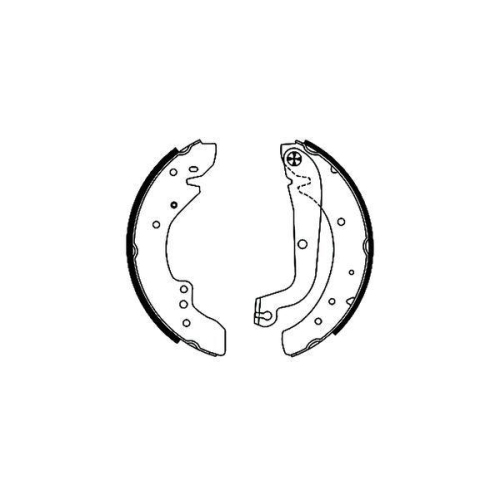 TEXTAR Bremsbackensatz 91049700