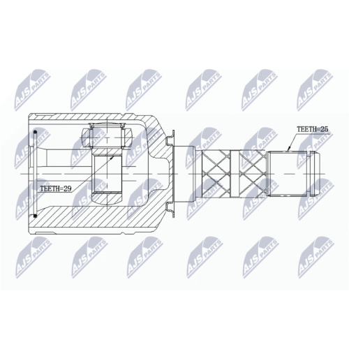 NTY Gelenksatz, Antriebswelle NPW-SB-013