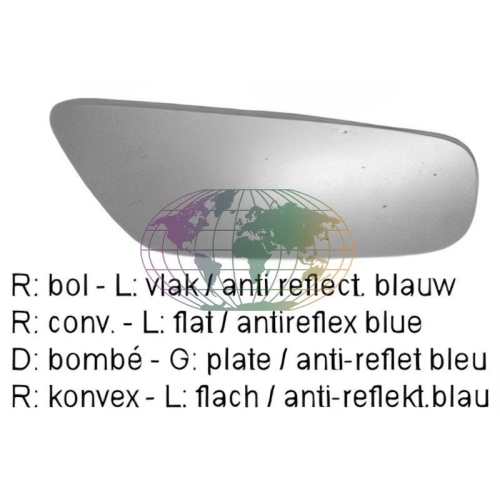Lexmond Trading BV Spiegelglas, Au&szlig;enspiegel 0820064