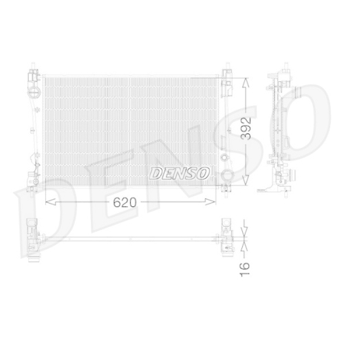 DENSO K&uuml;hler, Motork&uuml;hlung DRM09115