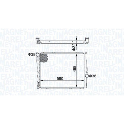 MAGNETI MARELLI K&uuml;hler, Motork&uuml;hlung 350213163600