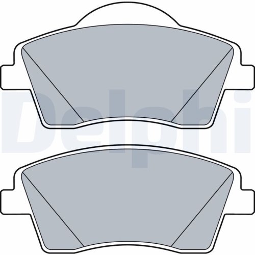 DELPHI Bremsbelagsatz, Scheibenbremse LP3528