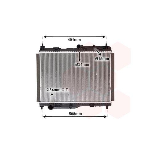 VAN WEZEL K&uuml;hler, Motork&uuml;hlung 18012723
