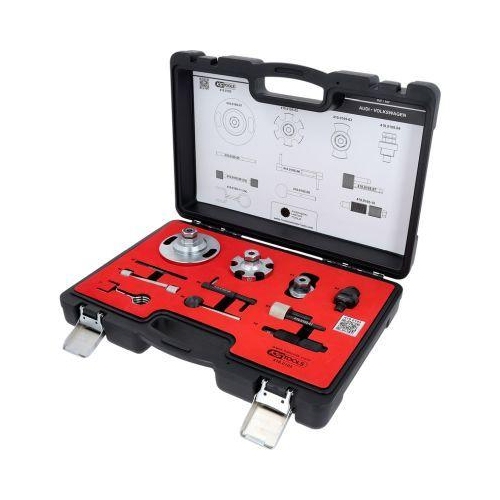 Motoreinstellwerkzeug-Satz f&uuml;r Audi, Volkswagen, 15-tlg KS TOOLS 4100105