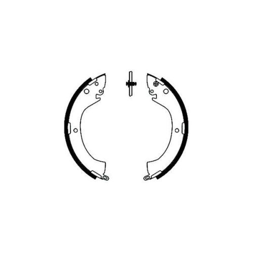 TEXTAR Bremsbackensatz 91050500