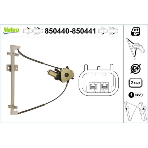 VALEO Fensterheber 850440