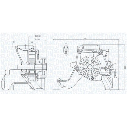 MAGNETI MARELLI &Ouml;lpumpe 351516000081