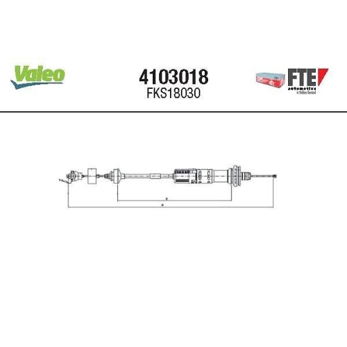 FTE Seilzug, Kupplungsbet&auml;tigung 4103018