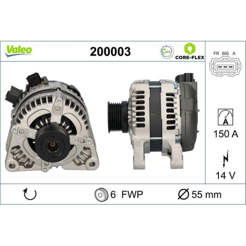 VALEO Generator VALEO CORE-FLEX 200003
